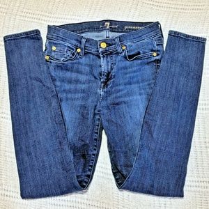 7 For All Mankind 7FAM Skinny Jeans 26 Womens